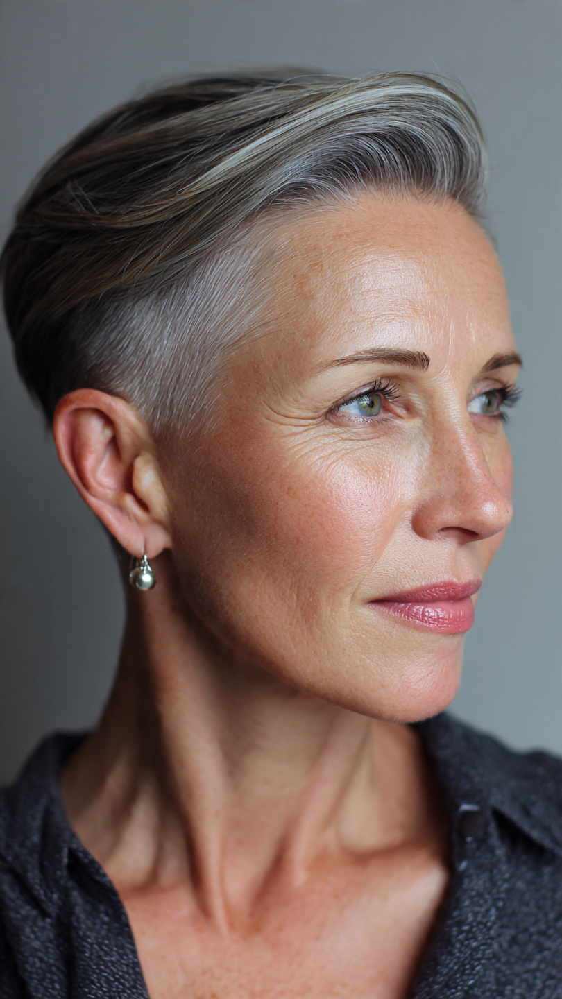 10 Undercut Pixie Haircuts for Over 50 That Are Bold and Beautiful