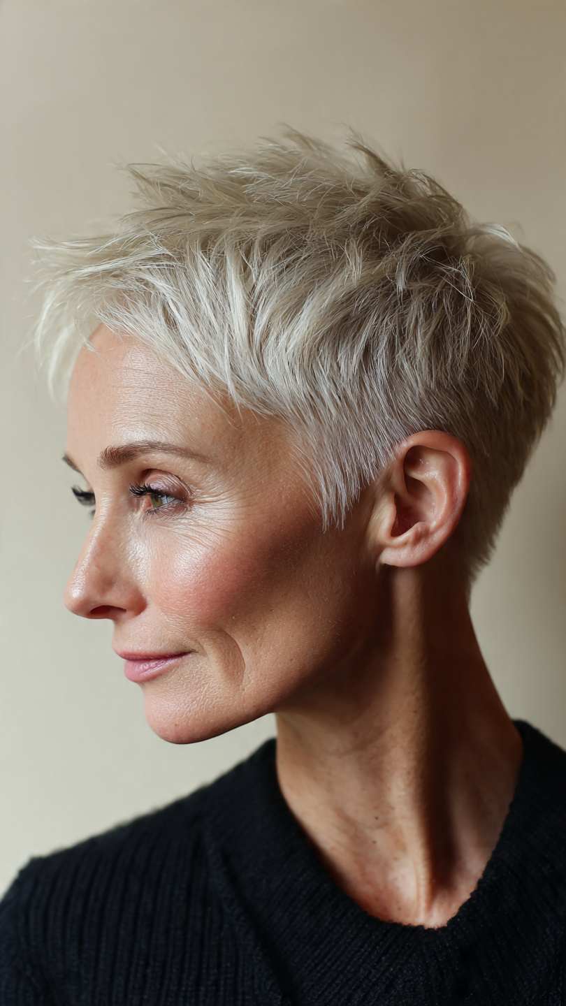 13 Edgy Choppy Pixie Haircuts Over 50 That Feel Modern and Fresh